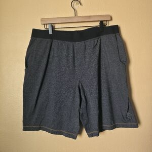 Prana Mojo Athletic Breathable Grey Shorts Men's Size X-Large